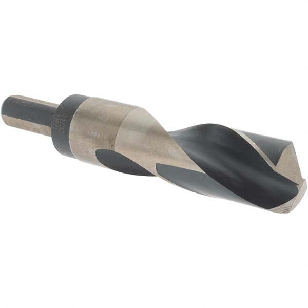 Made in USA - 31/32" High Speed Steel, 135° Point, Round with Flats Shank Maintenance Drill Bit - All Tool & Supply