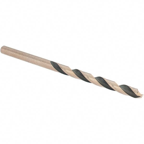 Made in USA - 3.5mm High Speed Steel, 135° Point, Straight Shank Maintenance Drill Bit - All Tool & Supply