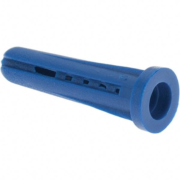 Value Collection - #8 to #10 Screw, 3/16" Diam, 7/8" Long, Plug Drywall & Hollow Wall Anchor - Plastic, Use with Concrete/Masonry, Drywall & Wallboard - All Tool & Supply