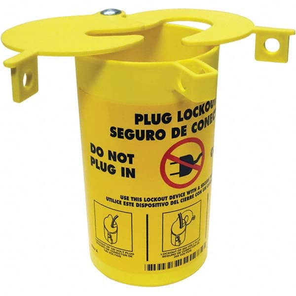 Brady - Electrical Equipment Lockouts Type: Plug Lockout Maximum Cord Diameter (Decimal Inch): 1/4 - All Tool & Supply