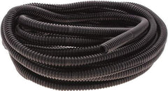 Value Collection - 25' Long, Flexible Wire Loom Conduit - Plastic, 1/4" ID - All Tool & Supply