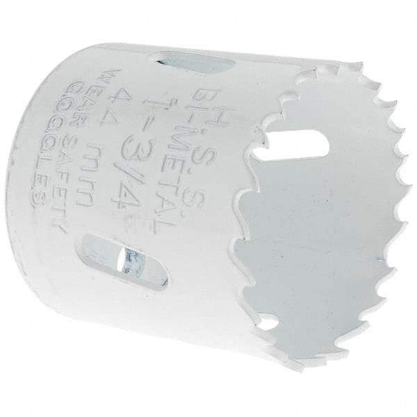 Value Collection - 1-3/4" Diam, 1-1/2" Cutting Depth, Hole Saw - Bi-Metal Saw, Toothed Edge - All Tool & Supply