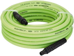 Legacy - 1/4" ID x 0.46" OD 50' Long Multipurpose Air Hose - MNPT x MNPT Ends, 300 Working psi, 140°, 1/4" Fitting, Green - All Tool & Supply