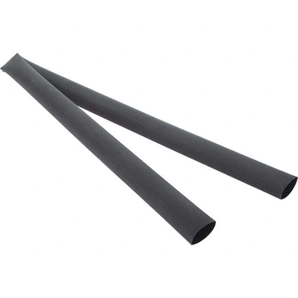 Value Collection - 48" Long Heat Shrink Electrical Tubing - Black - All Tool & Supply