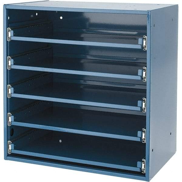 Durham - 5 Drawer, Small Parts Slide Rack Cabinet - 12-1/2" Deep x 20-1/2" Wide x 21" High - All Tool & Supply