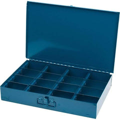 Value Collection - Small Parts Storage Box - Steel Frame, Adjustable Compartments - All Tool & Supply