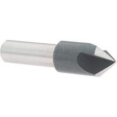 Value Collection - 1/2" Head Diam, 3/8" Shank Diam, 3 Flute 82° High Speed Steel Countersink - All Tool & Supply