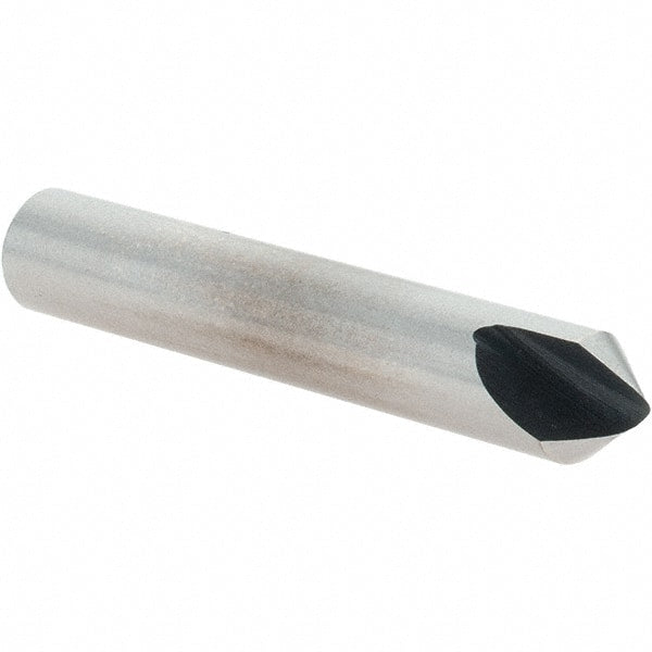 Value Collection - 1/4" Head Diam, 1/4" Shank Diam, 1 Flute 82° High Speed Steel Countersink - All Tool & Supply