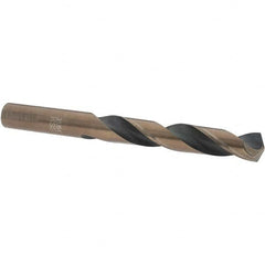 Import - 31/64" High Speed Steel, 135° Point, Round with Flats Shank Maintenance Drill Bit - All Tool & Supply