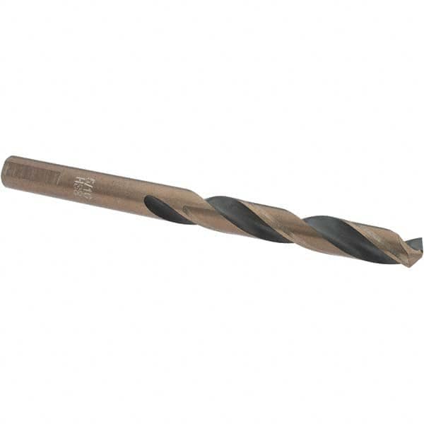 Import - 5/16" High Speed Steel, 135° Point, Round with Flats Shank Maintenance Drill Bit - All Tool & Supply