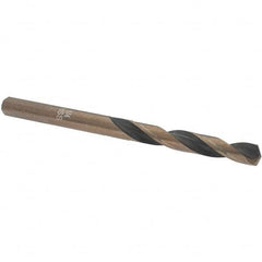 Import - 1/4" High Speed Steel, 135° Point, Round with Flats Shank Maintenance Drill Bit - All Tool & Supply