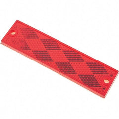 Truck-Lite - 1-1/4" Long x 4-5/16" Wide, Red Lens & Reflector - Acrylic - All Tool & Supply