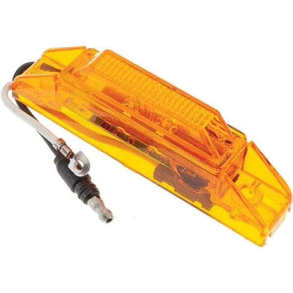 Truck-Lite - 4" Long, 0.05 Amp, LED Side Marker Light Kit - 12 Volts, Yellow - All Tool & Supply