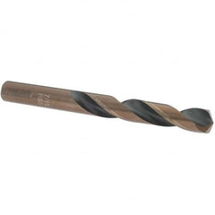 Import - 7/16" High Speed Steel, 135° Point, Round with Flats Shank Maintenance Drill Bit - All Tool & Supply