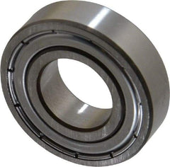 SKF - 15mm Bore Diam, 32mm OD, Double Shield Deep Groove Radial Ball Bearing - 9mm Wide, 1 Row, Round Bore, 2,850 Nm Static Capacity, 5,850 Nm Dynamic Capacity - All Tool & Supply