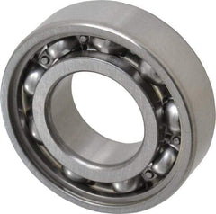 SKF - 20mm Bore Diam, 42mm OD, Open Deep Groove Radial Ball Bearing - 12mm Wide, 1 Row, Round Bore, 5,000 Nm Static Capacity, 9,950 Nm Dynamic Capacity - All Tool & Supply