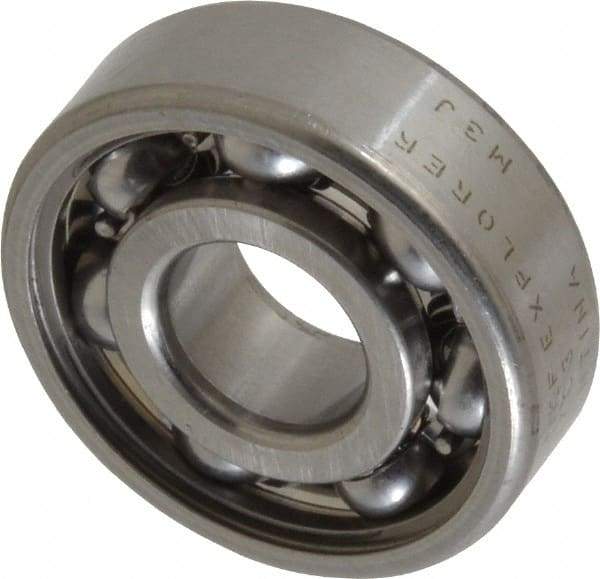 SKF - 12mm Bore Diam, 32mm OD, Open Deep Groove Radial Ball Bearing - 10mm Wide, 1 Row, Round Bore, 3,100 Nm Static Capacity, 7,280 Nm Dynamic Capacity - All Tool & Supply