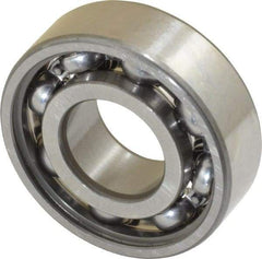 SKF - 15mm Bore Diam, 35mm OD, Open Deep Groove Radial Ball Bearing - 11mm Wide, 1 Row, Round Bore, 3,750 Nm Static Capacity, 8,060 Nm Dynamic Capacity - All Tool & Supply