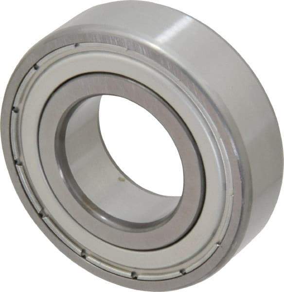 SKF - 25mm Bore Diam, 52mm OD, Double Shield Deep Groove Radial Ball Bearing - 15mm Wide, 1 Row, Round Bore, 7,800 Nm Static Capacity, 14,800 Nm Dynamic Capacity - All Tool & Supply