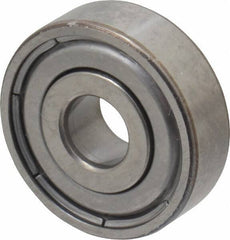 SKF - 7mm Bore Diam, 22mm OD, Double Shield Deep Groove Radial Ball Bearing - 7mm Wide, 1 Row, Round Bore, 1,370 Nm Static Capacity, 3,450 Nm Dynamic Capacity - All Tool & Supply