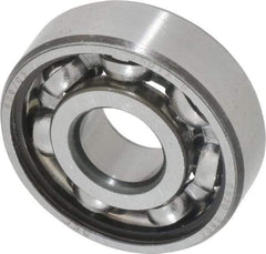 SKF - 9mm Bore Diam, 26mm OD, Open Deep Groove Radial Ball Bearing - 8mm Wide, 1 Row, Round Bore, 1,960 Nm Static Capacity, 4,750 Nm Dynamic Capacity - All Tool & Supply