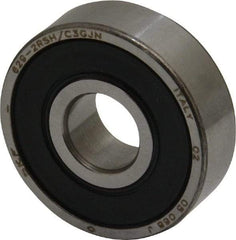 SKF - 9mm Bore Diam, 26mm OD, Double Seal Deep Groove Radial Ball Bearing - 8mm Wide, 1 Row, Round Bore, 1,960 Nm Static Capacity, 4,750 Nm Dynamic Capacity - All Tool & Supply