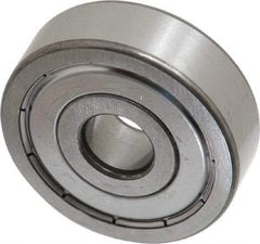 SKF - 10mm Bore Diam, 35mm OD, Double Shield Deep Groove Radial Ball Bearing - 11mm Wide, 1 Row, Round Bore, 3,400 Nm Static Capacity, 8,520 Nm Dynamic Capacity - All Tool & Supply