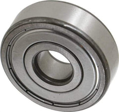 SKF - 12mm Bore Diam, 37mm OD, Double Shield Deep Groove Radial Ball Bearing - 12mm Wide, 1 Row, Round Bore, 4,150 Nm Static Capacity, 10,100 Nm Dynamic Capacity - All Tool & Supply