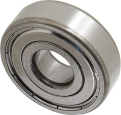 SKF - 15mm Bore Diam, 42mm OD, Double Shield Deep Groove Radial Ball Bearing - 13mm Wide, 1 Row, Round Bore, 5,400 Nm Static Capacity, 11,900 Nm Dynamic Capacity - All Tool & Supply