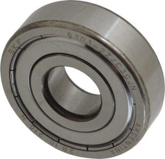 SKF - 17mm Bore Diam, 47mm OD, Double Shield Deep Groove Radial Ball Bearing - 14mm Wide, 1 Row, Round Bore, 6,550 Nm Static Capacity, 14,300 Nm Dynamic Capacity - All Tool & Supply