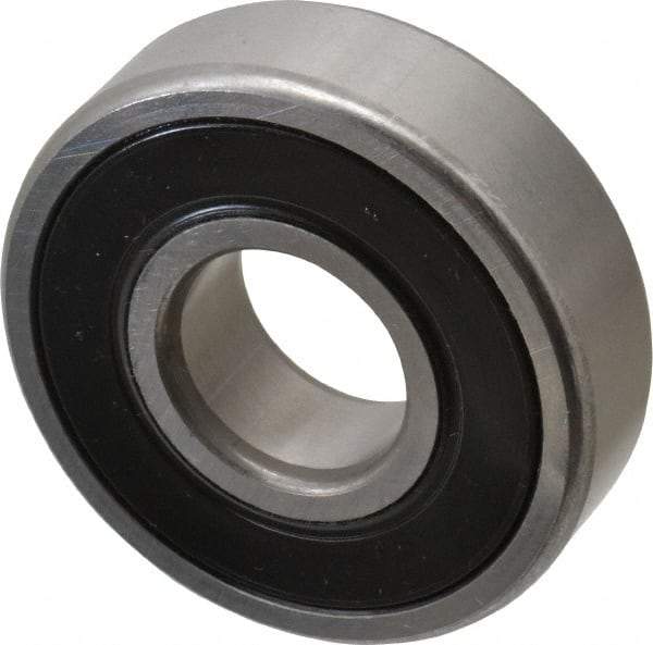 SKF - 20mm Bore Diam, 52mm OD, Double Seal Deep Groove Radial Ball Bearing - 15mm Wide, 1 Row, Round Bore, 7,800 Nm Static Capacity, 16,800 Nm Dynamic Capacity - All Tool & Supply