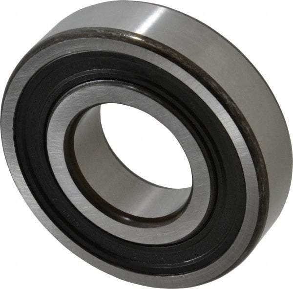 SKF - 40mm Bore Diam, 90mm OD, Double Seal Deep Groove Radial Ball Bearing - 23mm Wide, 1 Row, Round Bore, 24,000 Nm Static Capacity, 42,300 Nm Dynamic Capacity - All Tool & Supply