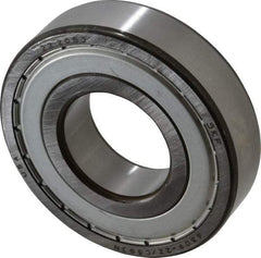 SKF - 45mm Bore Diam, 100mm OD, Double Shield Deep Groove Radial Ball Bearing - 25mm Wide, 1 Row, Round Bore, 31,500 Nm Static Capacity, 55,300 Nm Dynamic Capacity - All Tool & Supply