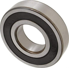 SKF - 50mm Bore Diam, 110mm OD, Double Seal Deep Groove Radial Ball Bearing - 27mm Wide, 1 Row, Round Bore, 38,000 Nm Static Capacity, 65,000 Nm Dynamic Capacity - All Tool & Supply