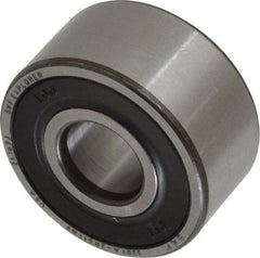 SKF - 12mm Bore Diam, 32mm OD, Double Seal Angular Contact Radial Ball Bearing - 15.9mm Wide, 2 Rows, Round Bore, 5,600 Lb Static Capacity, 10,100 Lb Dynamic Capacity - All Tool & Supply