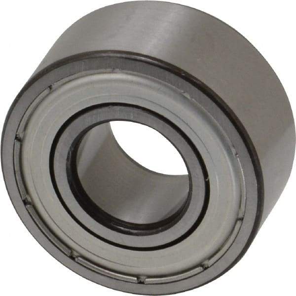 SKF - 15mm Bore Diam, 35mm OD, Double Shield Angular Contact Radial Ball Bearing - 15.9mm Wide, 2 Rows, Round Bore, 6,700 Lb Static Capacity, 11,200 Lb Dynamic Capacity - All Tool & Supply