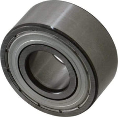 SKF - 17mm Bore Diam, 40mm OD, Double Shield Angular Contact Radial Ball Bearing - 17.5mm Wide, 2 Rows, Round Bore, 8,800 Lb Static Capacity, 14,300 Lb Dynamic Capacity - All Tool & Supply