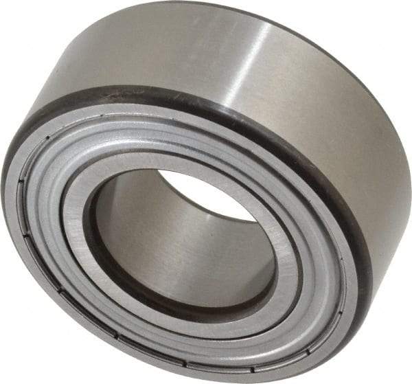 SKF - 25mm Bore Diam, 52mm OD, Double Shield Angular Contact Radial Ball Bearing - 20.6mm Wide, 2 Rows, Round Bore, 14,300 Lb Static Capacity, 20,800 Lb Dynamic Capacity - All Tool & Supply