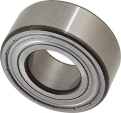 SKF - 25mm Bore Diam, 52mm OD, Double Shield Angular Contact Radial Ball Bearing - 20.6mm Wide, 2 Rows, Round Bore, 14,300 Lb Static Capacity, 20,800 Lb Dynamic Capacity - All Tool & Supply