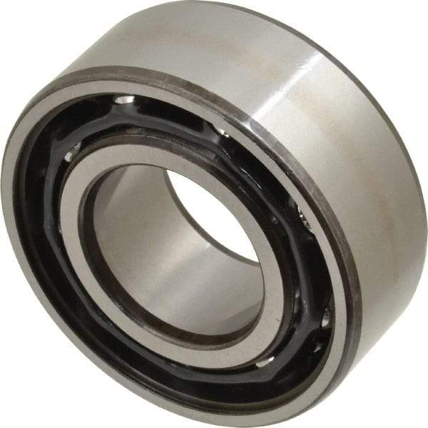 SKF - 30mm Bore Diam, 62mm OD, Open Angular Contact Radial Ball Bearing - 23.8mm Wide, 2 Rows, Round Bore, 20,800 Lb Static Capacity, 28,600 Lb Dynamic Capacity - All Tool & Supply