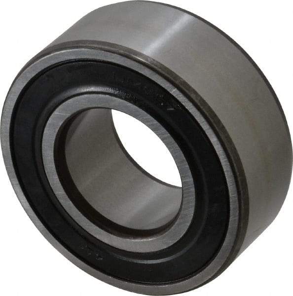 SKF - 30mm Bore Diam, 62mm OD, Double Seal Angular Contact Radial Ball Bearing - 23.8mm Wide, 2 Rows, Round Bore, 20,800 Lb Static Capacity, 28,600 Lb Dynamic Capacity - All Tool & Supply