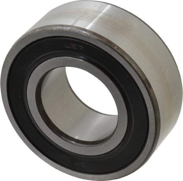 SKF - 35mm Bore Diam, 72mm OD, Double Seal Angular Contact Radial Ball Bearing - 27mm Wide, 2 Rows, Round Bore, 27,500 Lb Static Capacity, 37,700 Lb Dynamic Capacity - All Tool & Supply