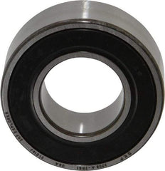 SKF - 40mm Bore Diam, 80mm OD, Double Seal Angular Contact Radial Ball Bearing - 30.2mm Wide, 2 Rows, Round Bore, 34,000 Lb Static Capacity, 44,900 Lb Dynamic Capacity - All Tool & Supply