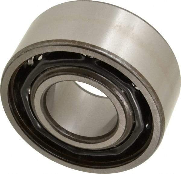 SKF - 35mm Bore Diam, 80mm OD, Open Angular Contact Radial Ball Bearing - 34.9mm Wide, 2 Rows, Round Bore, 35,500 Lb Static Capacity, 49,400 Lb Dynamic Capacity - All Tool & Supply