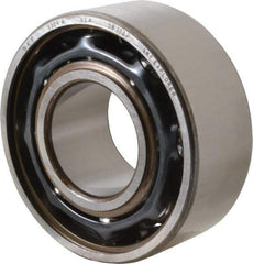 SKF - 45mm Bore Diam, 100mm OD, Open Angular Contact Radial Ball Bearing - 39.7mm Wide, 2 Rows, Round Bore, 53,000 Lb Static Capacity, 72,800 Lb Dynamic Capacity - All Tool & Supply