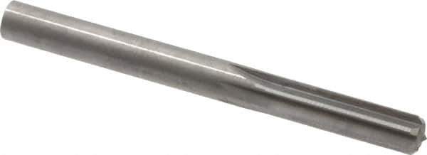 Hertel - 0.335" Solid Carbide 6 Flute Chucking Reamer - Straight Flute, 0.335" Straight Shank, 1-1/4" Flute Length, 3-1/2" OAL - All Tool & Supply