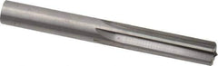 Hertel - 0.452" Solid Carbide 6 Flute Chucking Reamer - Straight Flute, 0.452" Straight Shank, 1-3/8" Flute Length, 4" OAL - All Tool & Supply