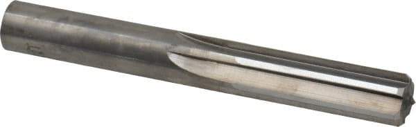 Hertel - 1/2" Solid Carbide 6 Flute Chucking Reamer - Straight Flute, 1/2" Straight Shank, 1-1/2" Flute Length, 4" OAL - All Tool & Supply