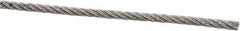 Value Collection - 1/16" Diam, Aircraft Cable - 480 Lb Breaking Strength, 7 x 7 Strand Core - All Tool & Supply