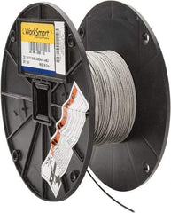 Value Collection - 1/16" Diam, Aircraft Cable - 480 Lb Breaking Strength, 7 x 7 Strand Core - All Tool & Supply